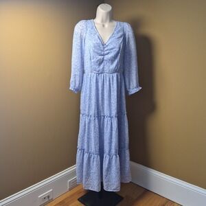 Women's Blue Floral Size S Cottagecore‎ Praire Dress